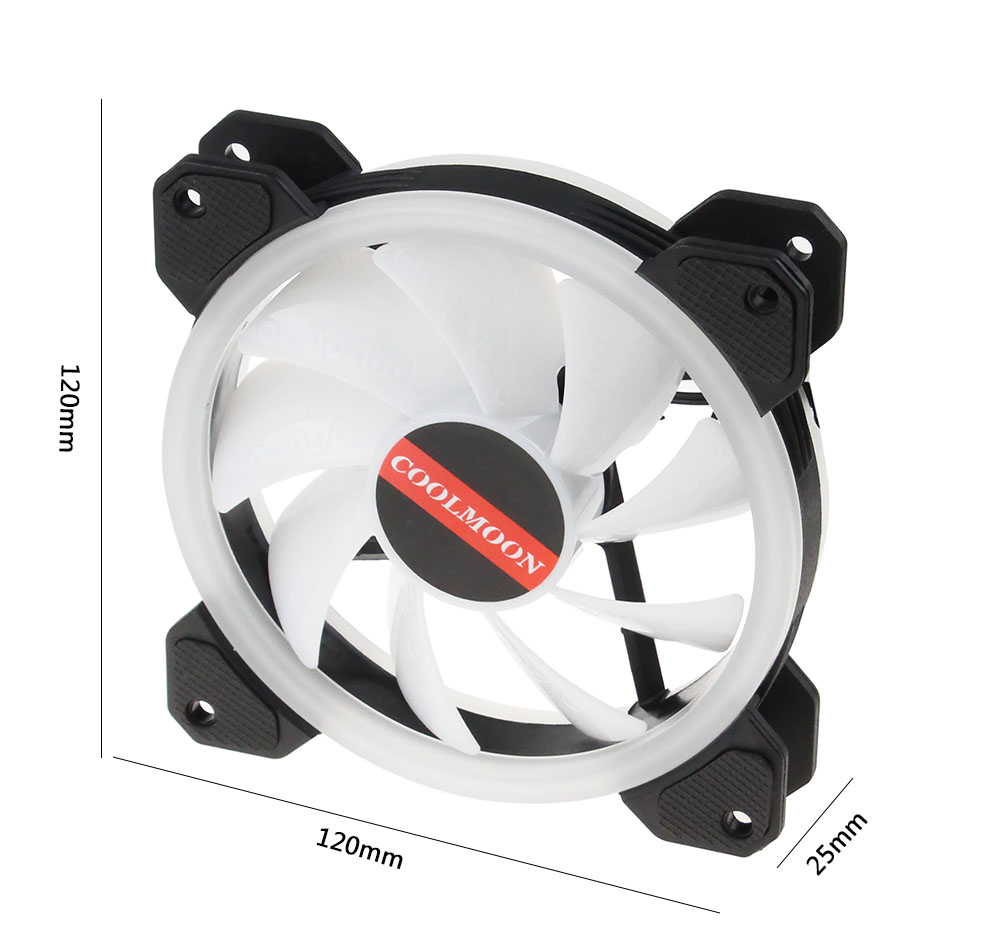 Computer Case PC Cooling Fan R - مراجعة Pc Gaming Rgb وسعره