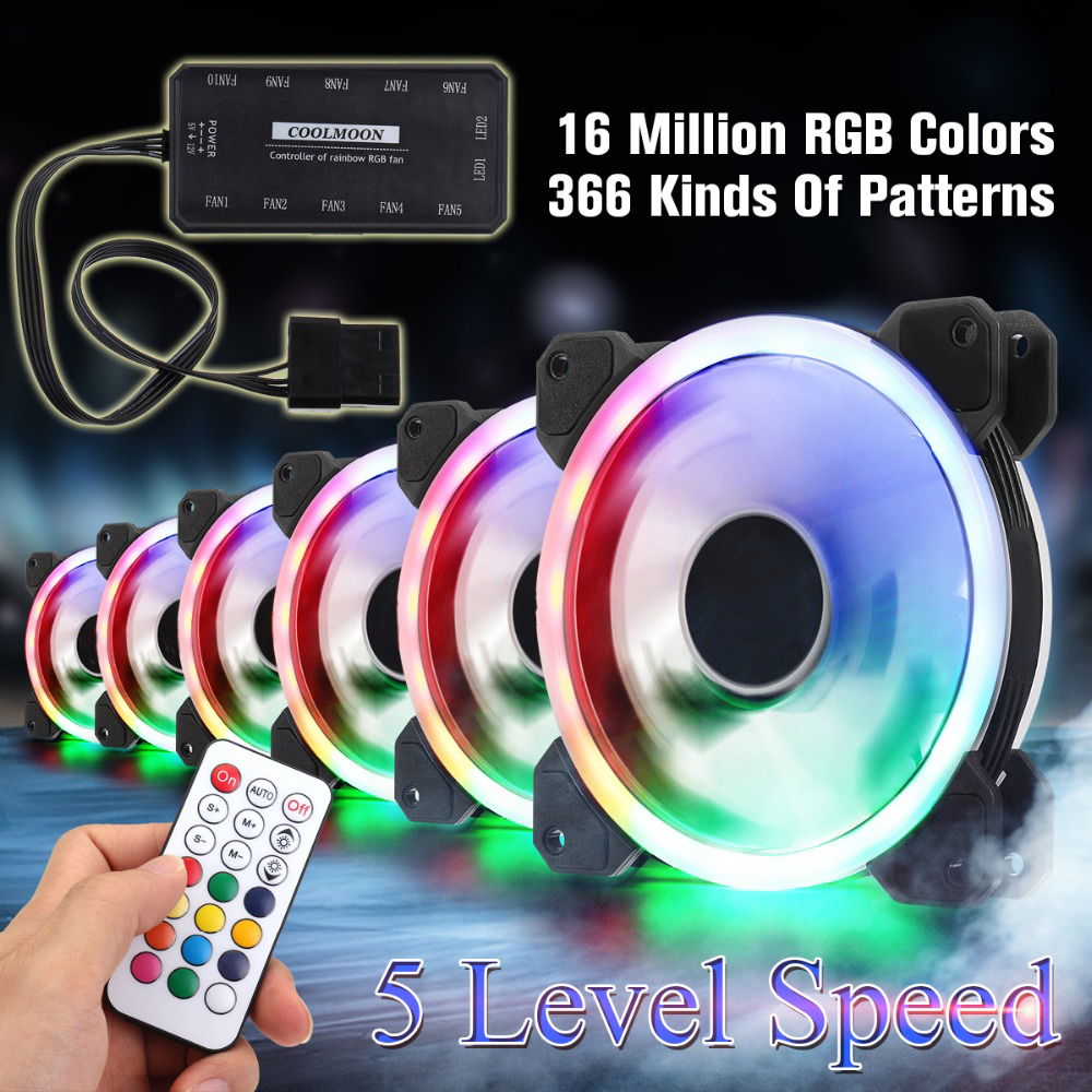 Computer Case PC Cooling Fan R - مراجعة Pc Gaming Rgb وسعره