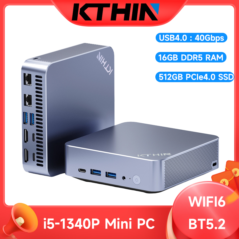 Mini PC Computer i5-1340P WIFI - مراجعة Pc Gaming I5 وسعره