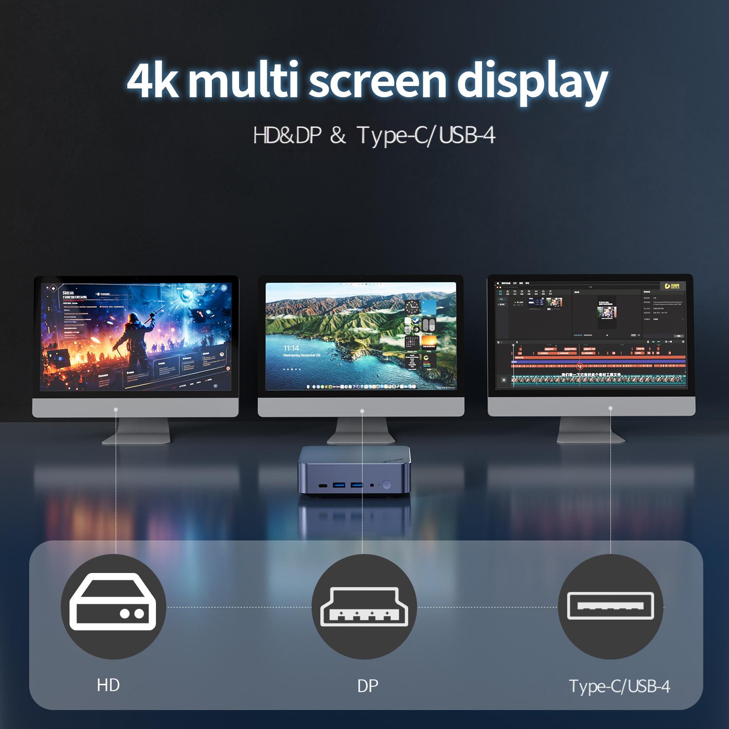 Mini PC Computer i5-1340P WIFI - مراجعة Pc Gaming I5 وسعره