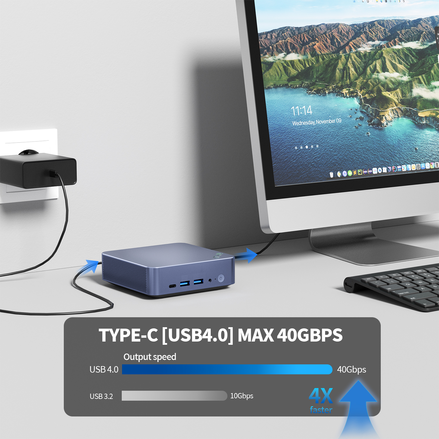 Mini PC Computer i5-1340P WIFI - مراجعة Pc Gaming I5 وسعره