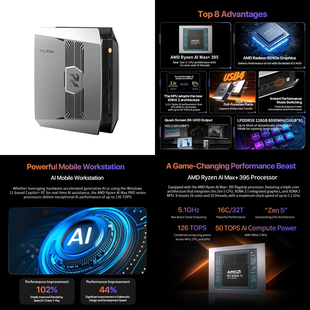 OpenClaw Ryzen AI Max+ 395 Min - مراجعة Pc Gaming Mini وسعره