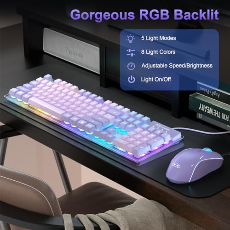 Gaming Keyboard and Mouse Comb - مراجعة Pc Gaming Uk وسعره