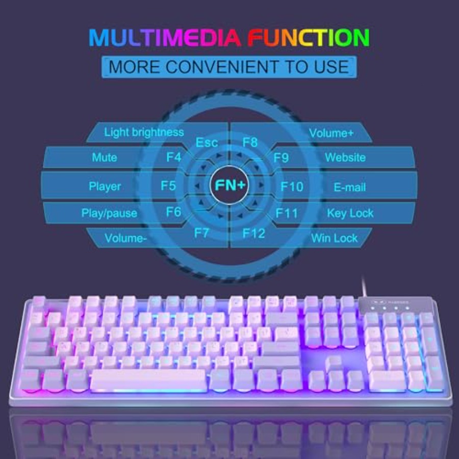 Gaming Keyboard and Mouse Comb - مراجعة Pc Gaming Uk وسعره