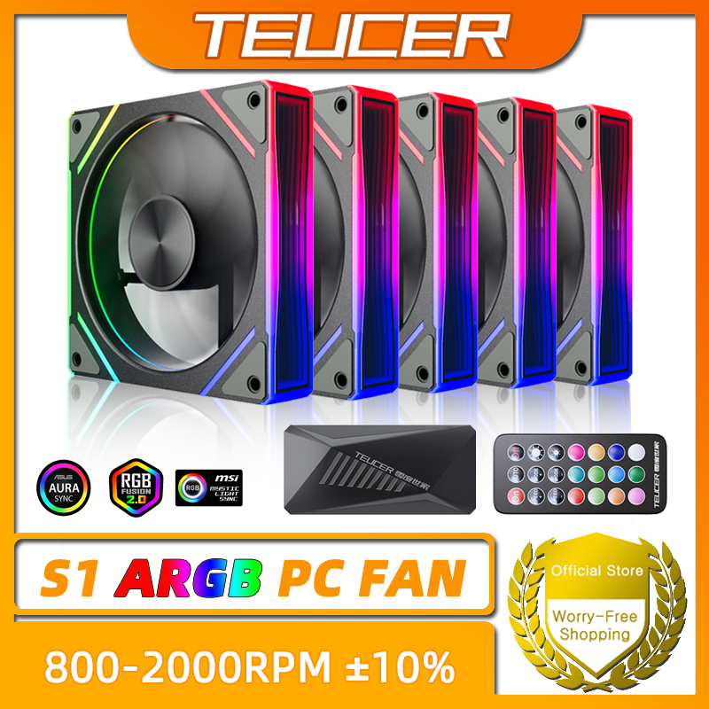 TEUCER Prism S1 ARGB 120mm (12 - مراجعة Pc Gaming Rgb وسعره