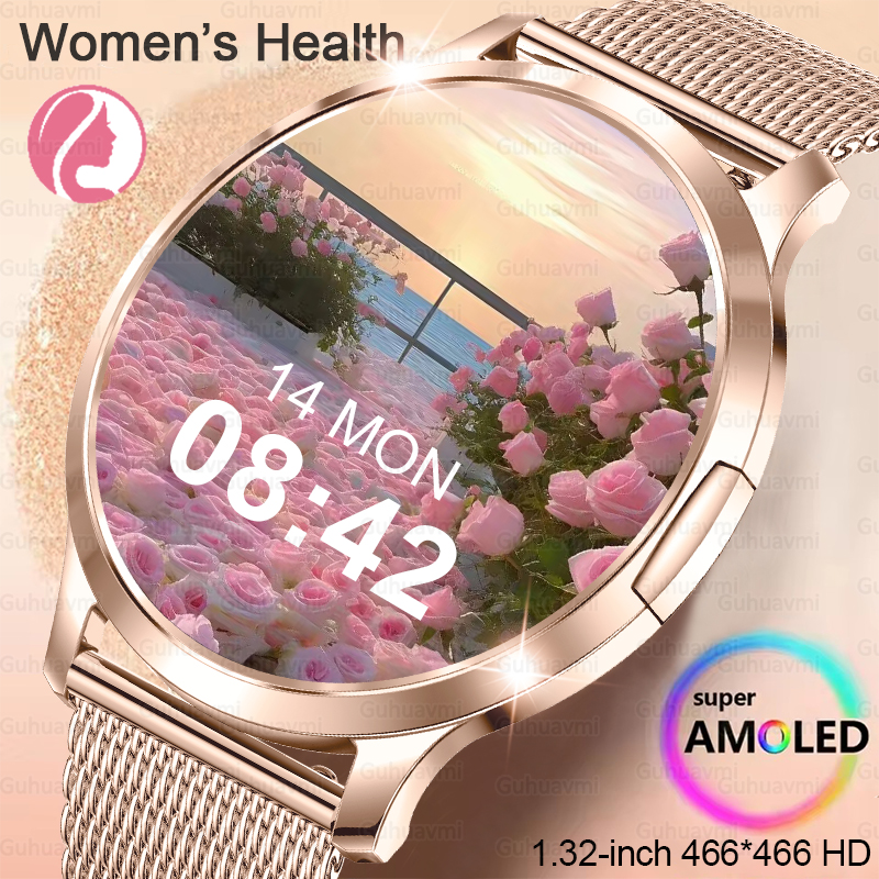 2025 New Smart Watch Women 1.3 - مراجعة High Refresh Monitor وسعره