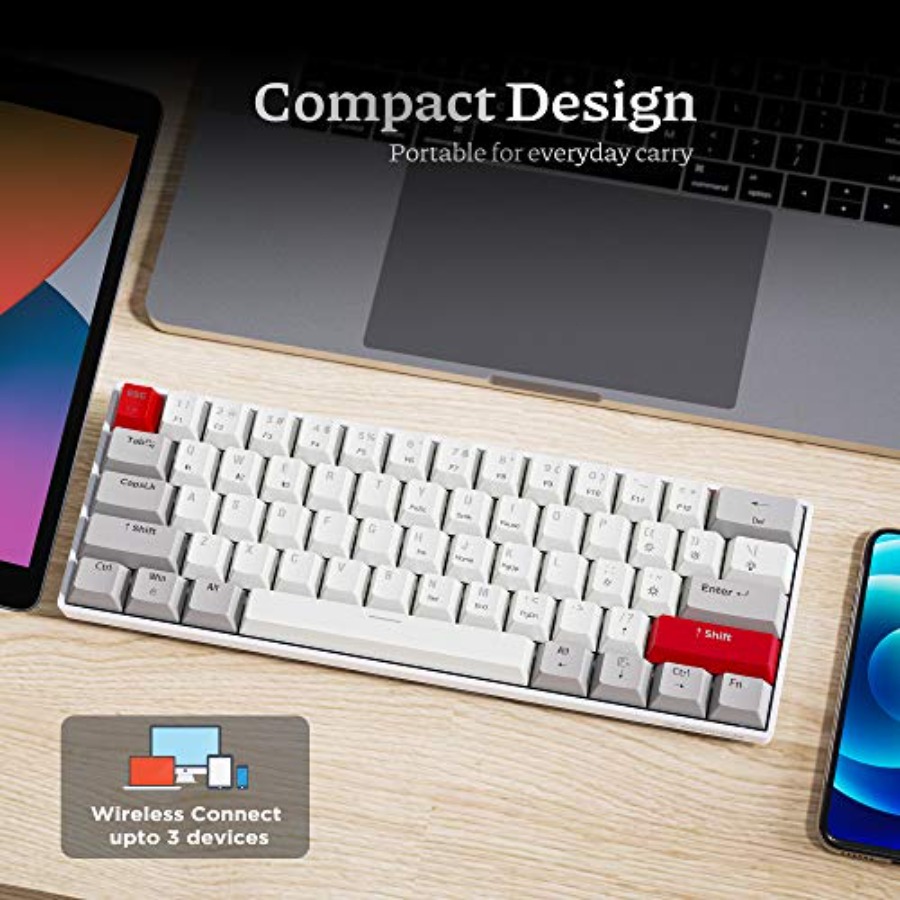 GM610 60% Wireless Mechanical  - مراجعة Anti-Ghosting Keyboard وسعره