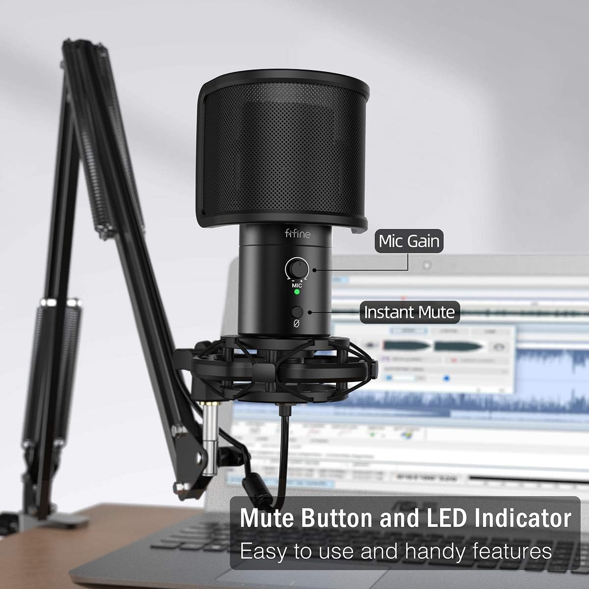 USB Gaming Streaming Microphon - مراجعة Gaming Microphone وسعره