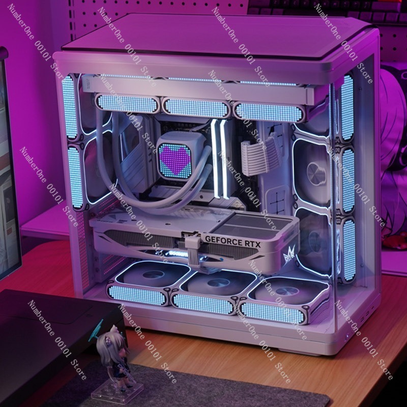 Curved Tempered Glass Aquarium - مراجعة Pc Gaming Aquarium وسعره