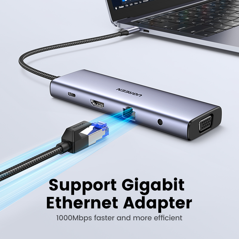 UGREEN USB HUB Type-C to 4K HD - مراجعة Usb Hub Gaming وسعره