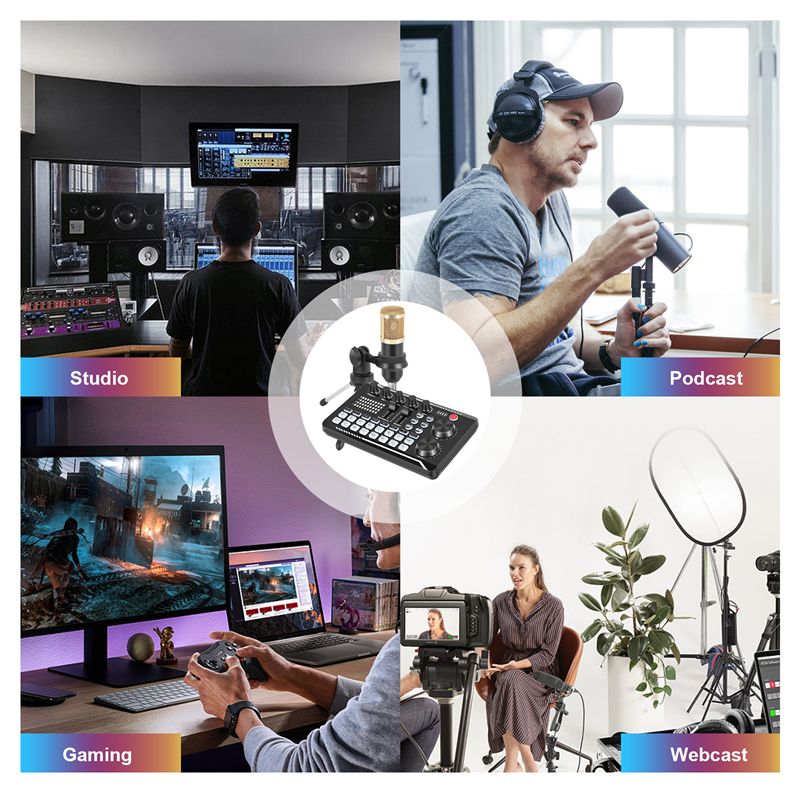 ~【On Sale】F998 Sound Card Kit, - مراجعة Pc Gaming On Sale وسعره