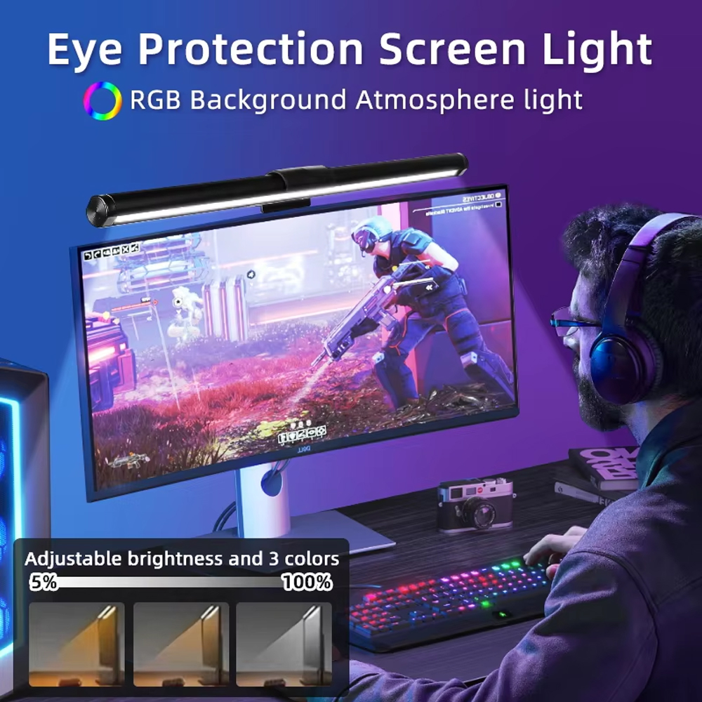 LED Computer PC Monitor Light  - مراجعة Pc Gaming Rgb وسعره