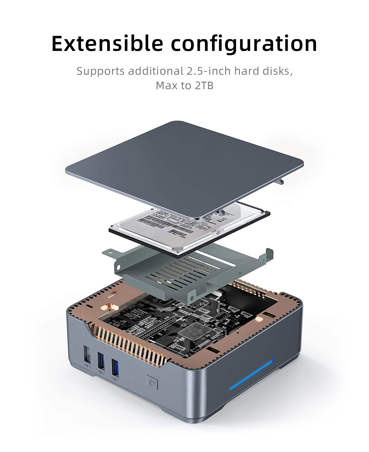 GK3V Pro mini pc Intel N5105 R - مراجعة Pc Gaming Mini وسعره