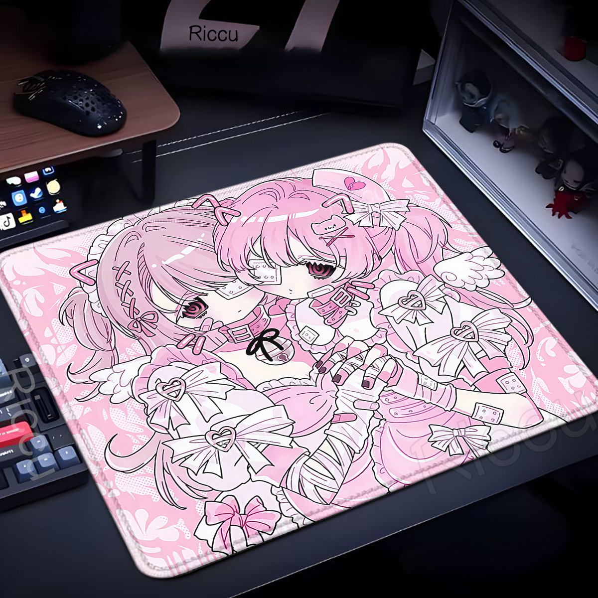 XL Sleepy Angel Pink Mouse Pad - مراجعة Pc Gaming Girl وسعره