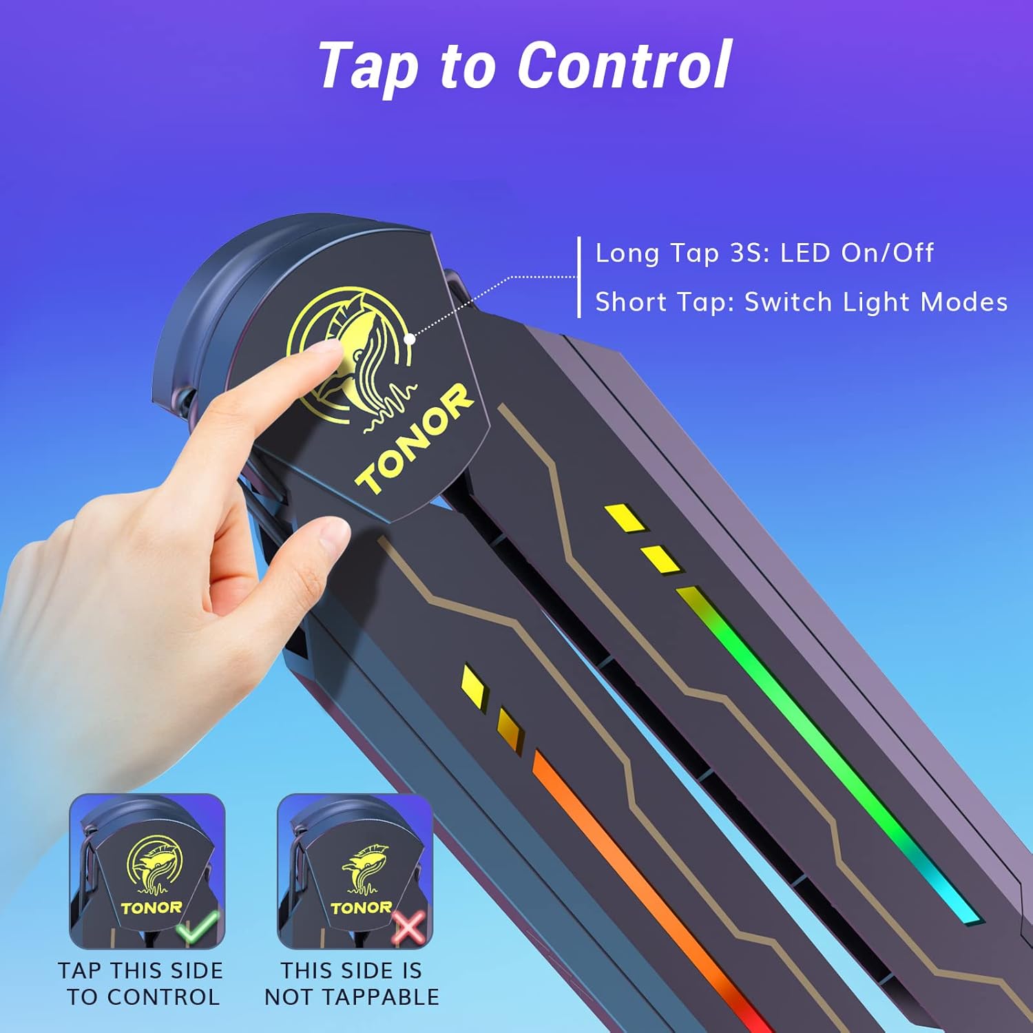 RGB Mic Stand with 11 Light Mo - مراجعة Gaming Microphone وسعره