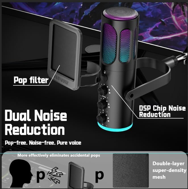 USB Gaming Microphone For PC P - مراجعة Gaming Microphone وسعره