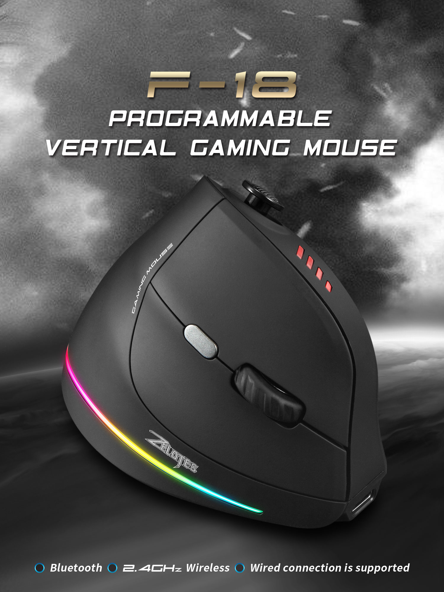 Jomaa RGB Backlit Wireless Ver - مراجعة Pc Gaming Rgb وسعره