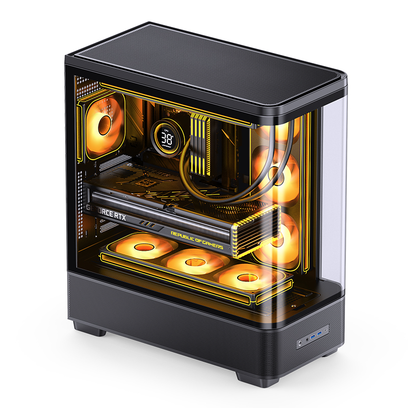 JONSBO TK-5 ATX Computer Deskt - مراجعة Pc Gaming Jonsbo وسعره