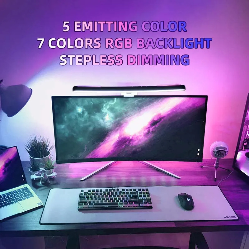 Curved LED Monitor Light Bar U - مراجعة Pc Gaming Rgb وسعره
