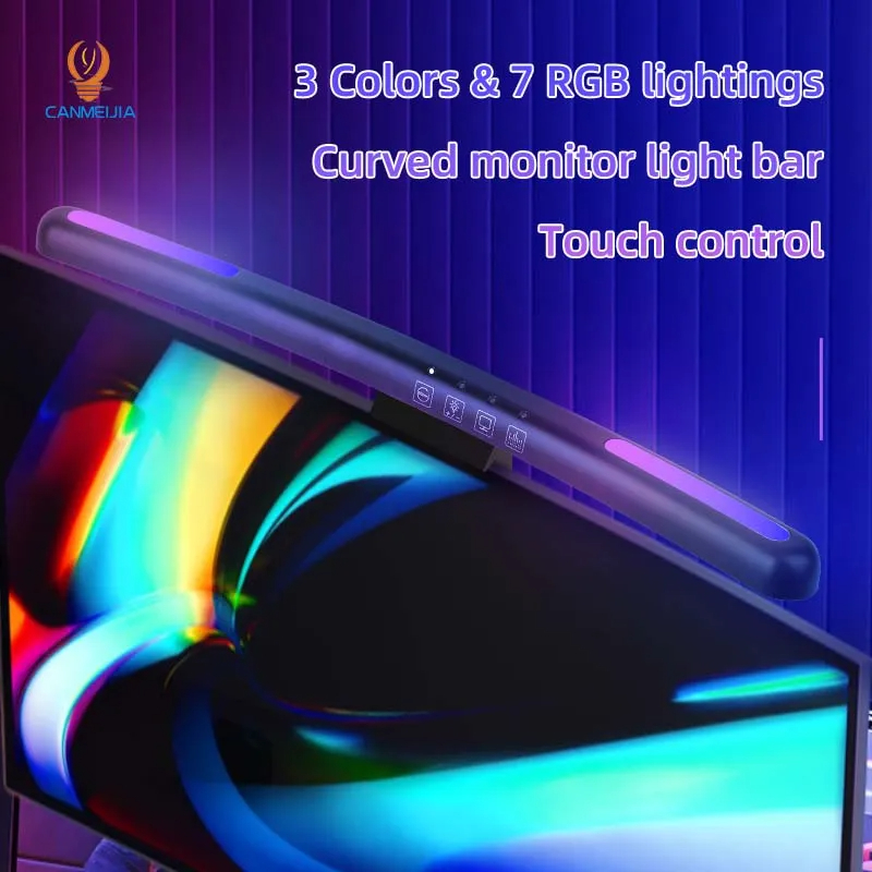 Curved LED Monitor Light Bar U - مراجعة Pc Gaming Rgb وسعره