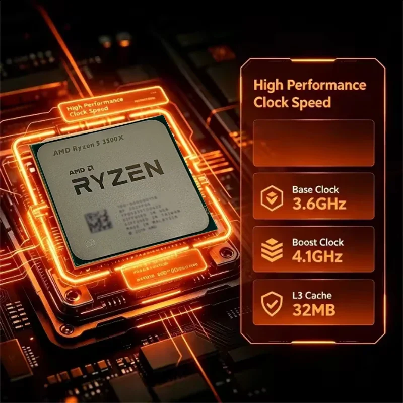 Socket AM4 CPU AMD R5 3500X Ry - مراجعة Pc Gaming Amd Ryzen 5 وسعره