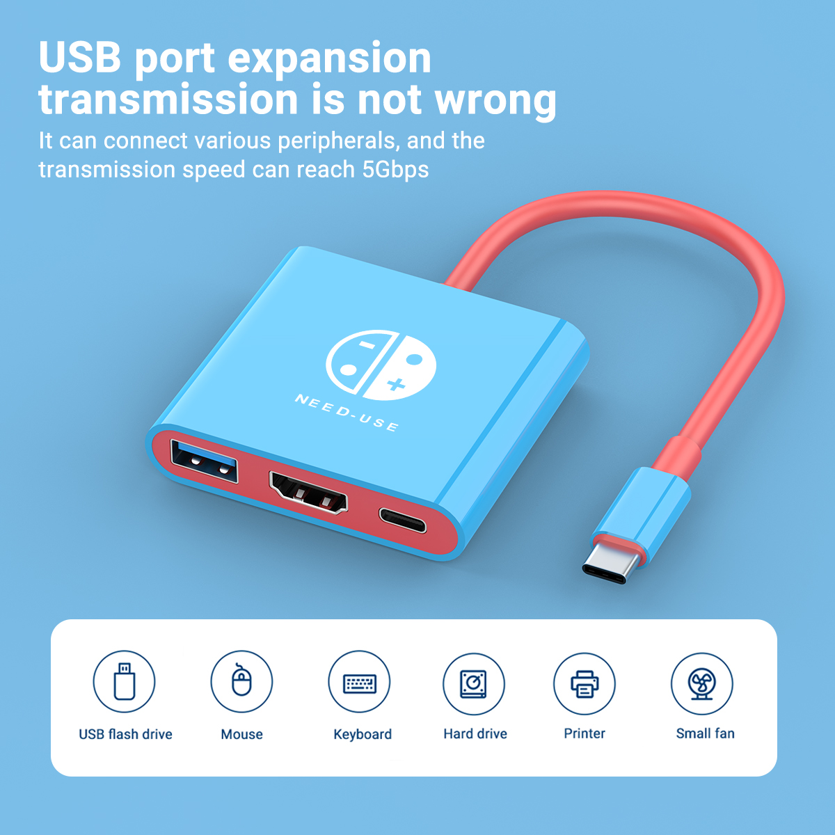 Portable 3 in 1 Game Docking S - مراجعة Usb Hub Gaming وسعره