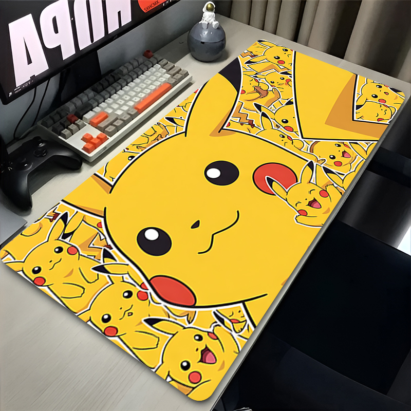 Mouse Pad P-pokemon Pikachu Co - مراجعة Pc Gaming Custom وسعره