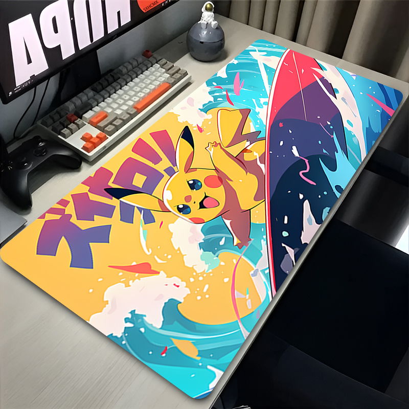 Mouse Pad P-pokemon Pikachu Co - مراجعة Pc Gaming Custom وسعره