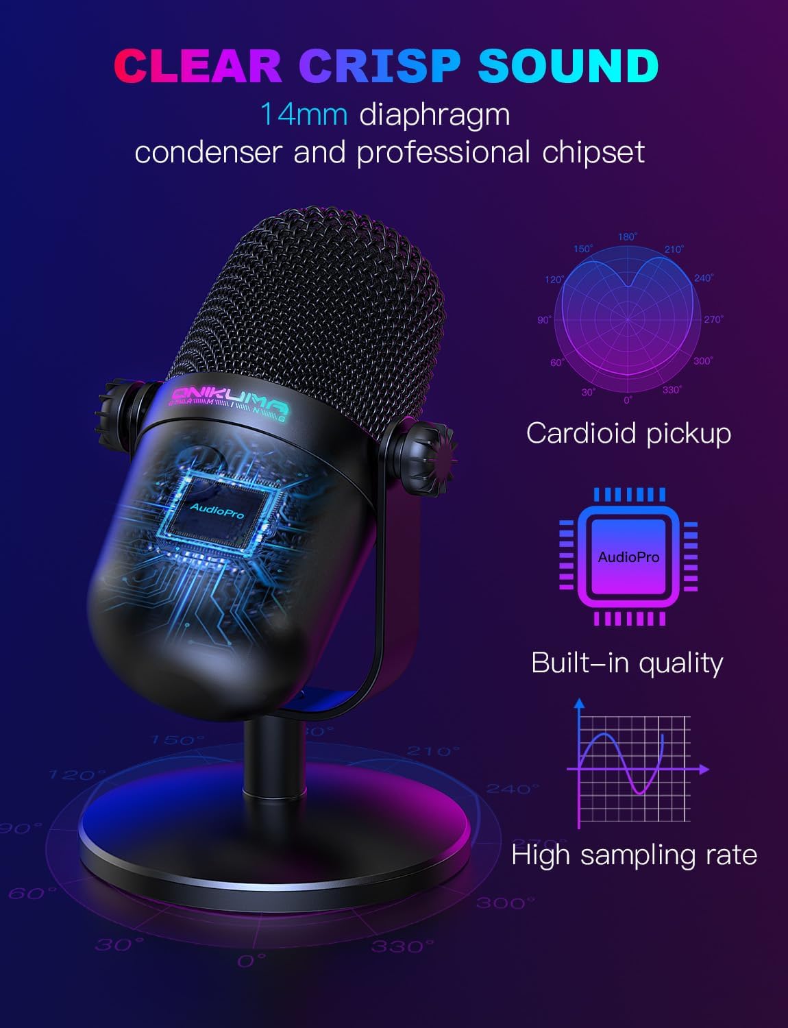 USB Gaming Microphone With Noi - مراجعة Gaming Microphone وسعره