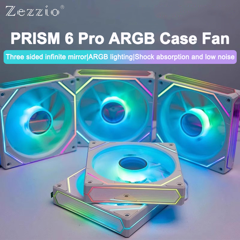 ZEZZIO PRISM 6 PRO 120mm  ARGB - مراجعة Pc Gaming Custom وسعره